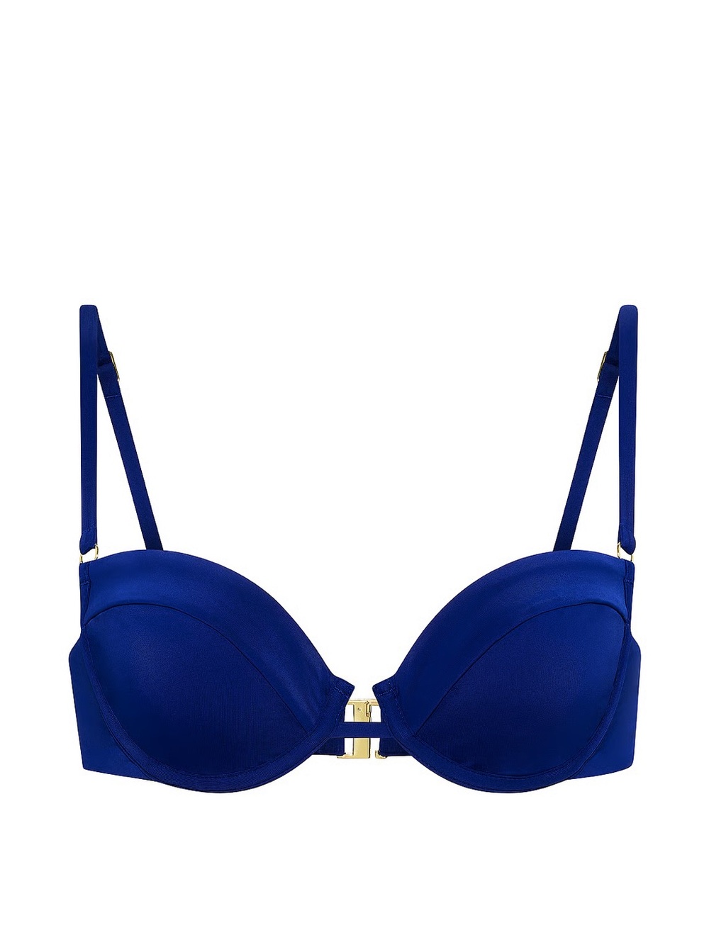 Victoria's Secret Swim Unlined Balconette Bikini Top Fantasia Blue 40 DD/E